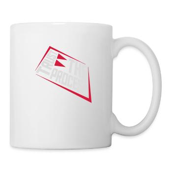 trust the process Zitat - Tasse - Weiß - Rechts