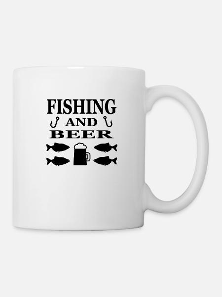 Angeln - Tasse - Weiß