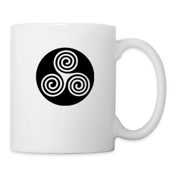 triskele (black) - Mug - white - Right