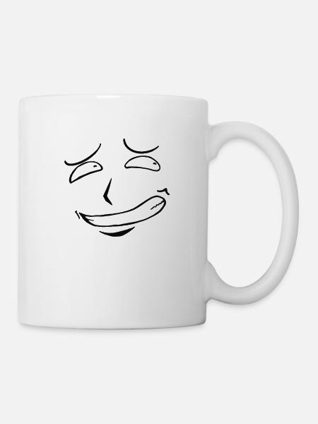 Smile - Tasse - Weiß