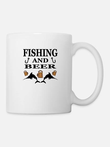 Angeln - Tasse - Weiß
