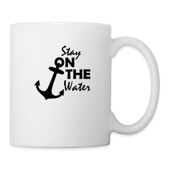 Restez sur l’eau - Mug blanc - blanc - Droite