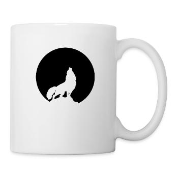 Astronomie des étoiles de la Lune du Loup - Mug blanc - blanc - Droite