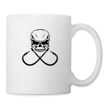 Pêche Poisson Pêcheur Cadeau Idée Hameçon - Mug blanc - blanc - Droite