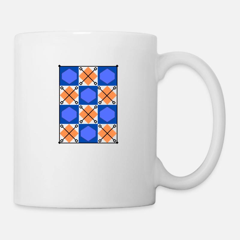 Lignes et formes - Mug blanc - blanc