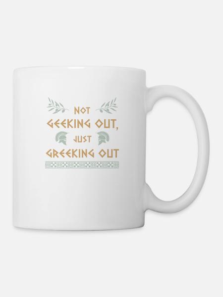 Antike Griechische Mythologie und Griechisches - Tasse - Weiß