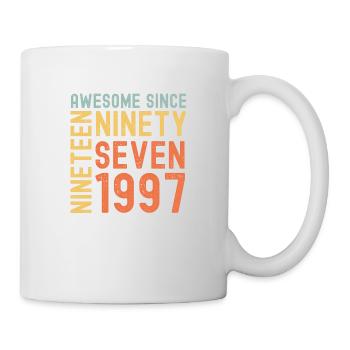 Awesome since 1997 Birthday Gift Year - Mug - white - Right