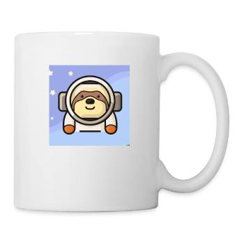 Faultierastronaut - Tasse - Weiß - Rechts