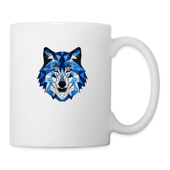 Nachtwolf - Tasse - Weiß - Rechts