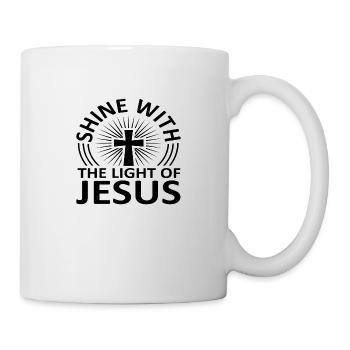 Shine With The Light Of Jesus - Mug - white - Right