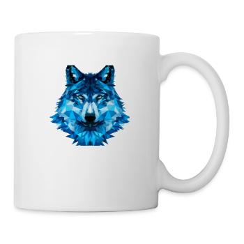 Wolf - Tasse - Weiß - Rechts