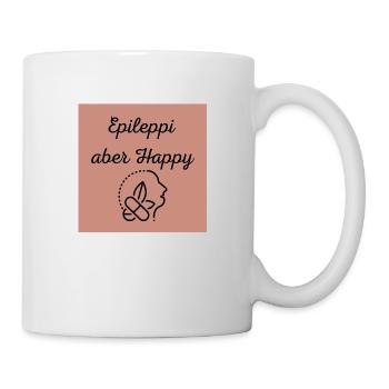 Epileppi aber Happy - Tasse - Weiß - Rechts