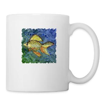 Poisson - Mug blanc - blanc - Droite