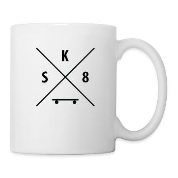 Skateboard Skater Sport - Mug blanc - blanc - Droite