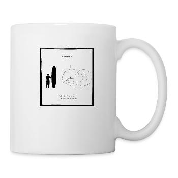 Surfing for that one moment - Tasse - Weiß - Rechts