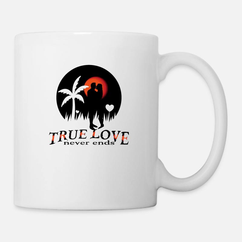 petit ami petite amie - Mug blanc - blanc