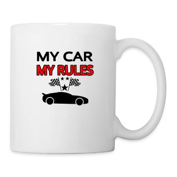 Auto - Tasse - Weiß - Rechts