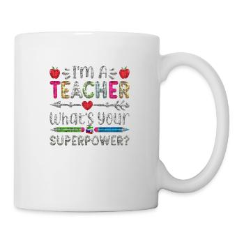 Étudiant 2023 Diplôme d’école d’enseignant d’étudiant du secondaire - Mug blanc - blanc - Droite