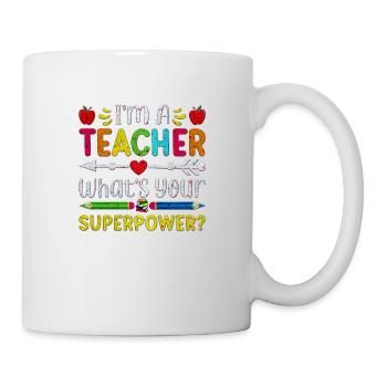 Étudiant 2023 Diplôme d’école d’enseignant d’étudiant du secondaire - Mug blanc - blanc - Droite