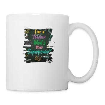 Étudiant 2023 Diplôme d’école d’enseignant d’étudiant du secondaire - Mug blanc - blanc - Droite