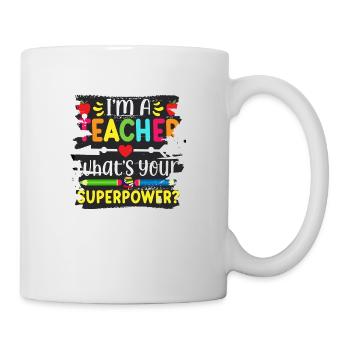 Étudiant 2023 Diplôme d’école d’enseignant d’étudiant du secondaire - Mug blanc - blanc - Droite