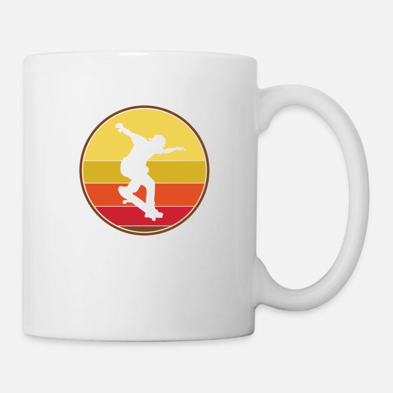 Skateboarder Skateboard Skater - Tasse - Weiß