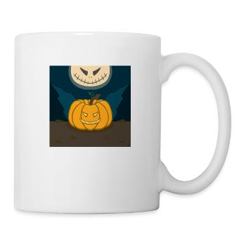 Kürbis Jack O Laterne Halloween - Tasse - Weiß - Rechts