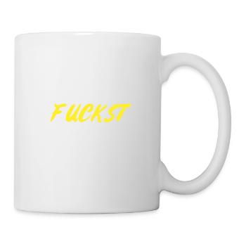 Du bist süß aber du Fuckst mich ab - Tasse - Weiß - Rechts
