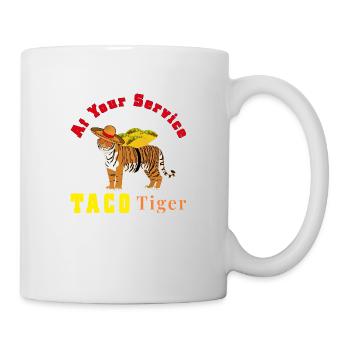 Taco Tiger - Tasse - Weiß - Rechts