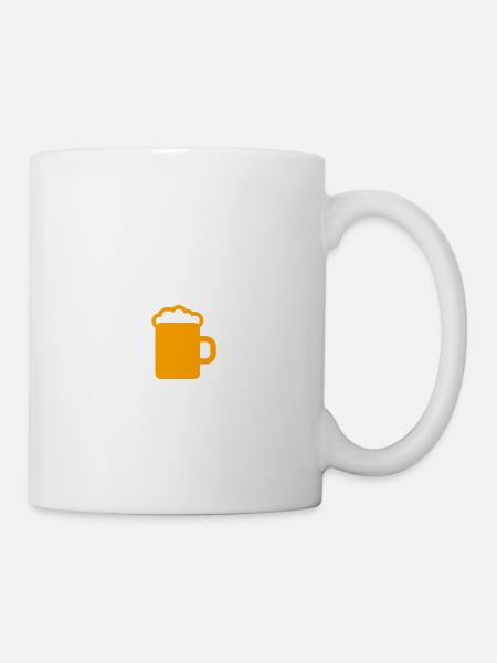 Bier - Tasse - Weiß