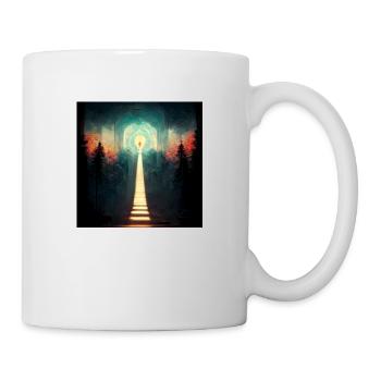 let ther be light - Tasse - Weiß - Rechts