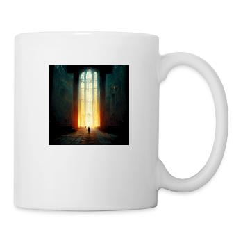 Let ther be light - Tasse - Weiß - Rechts