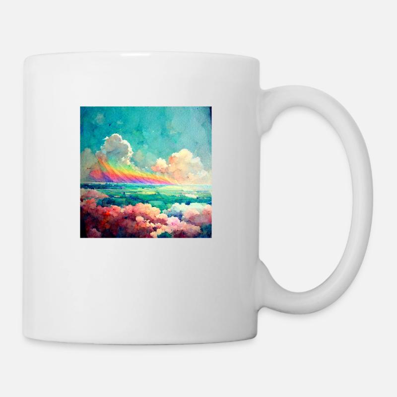 somewhere over the rainbow - Tasse - Weiß
