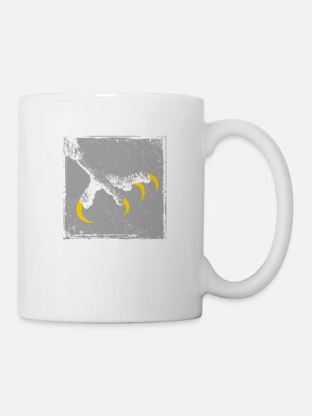 Adlerkralle - Tasse - Weiß