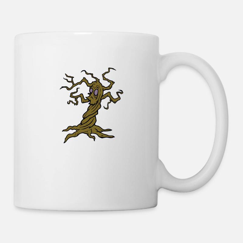 halloween-tree - Tasse - Weiß
