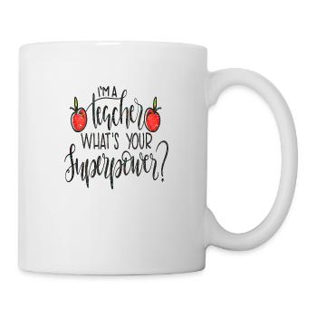 Étudiant 2023 Diplôme d’école d’enseignant d’étudiant du secondaire - Mug blanc - blanc - Droite