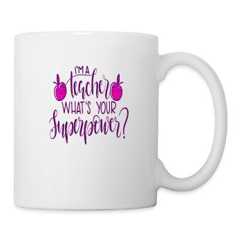 Étudiant 2023 Diplôme d’école d’enseignant d’étudiant du secondaire - Mug blanc - blanc - Droite