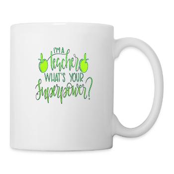 Étudiant 2023 Diplôme d’école d’enseignant d’étudiant du secondaire - Mug blanc - blanc - Droite