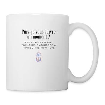 Tee-shirt drague rêve - Mug blanc - blanc - Droite