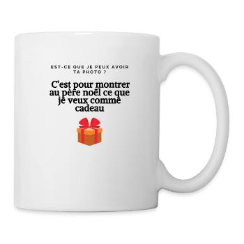 Tee-shirt drague cadeau père noel - Mug blanc - blanc - Droite