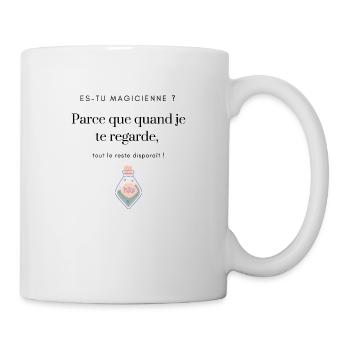 Tee-shirt drague potion magique - Mug blanc - blanc - Droite