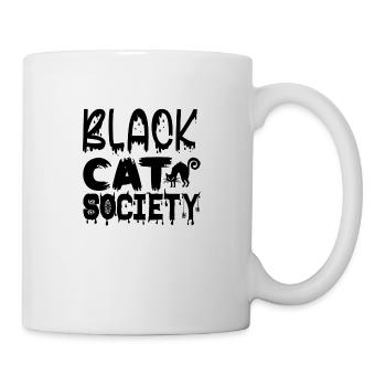 Black Cat Society - Tasse - Weiß - Rechts