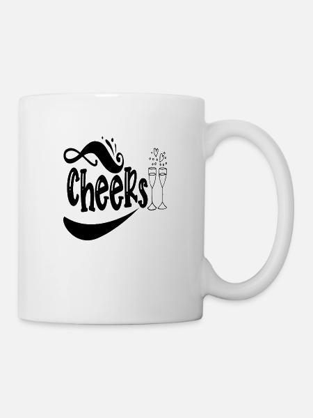 Cheers - Tasse - Weiß