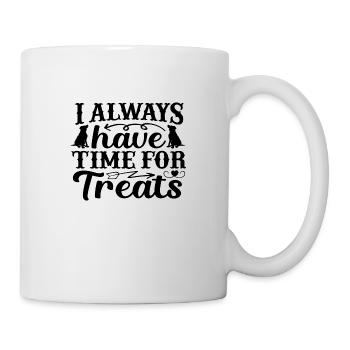 J’ai toujours le temps pour les friandises - Mug blanc - blanc - Droite