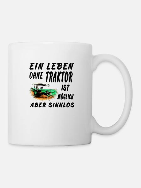 Traktor - Tasse - Weiß