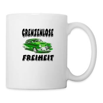 Auto - Tasse - Weiß - Rechts