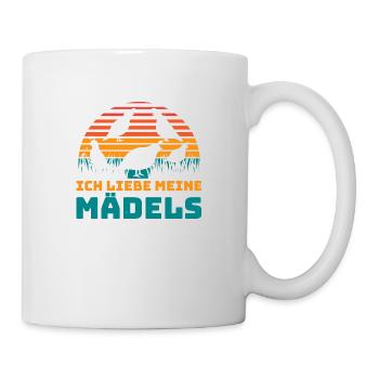 Ich Liebe Meine Mädels Geschenk - Tasse - Weiß - Rechts