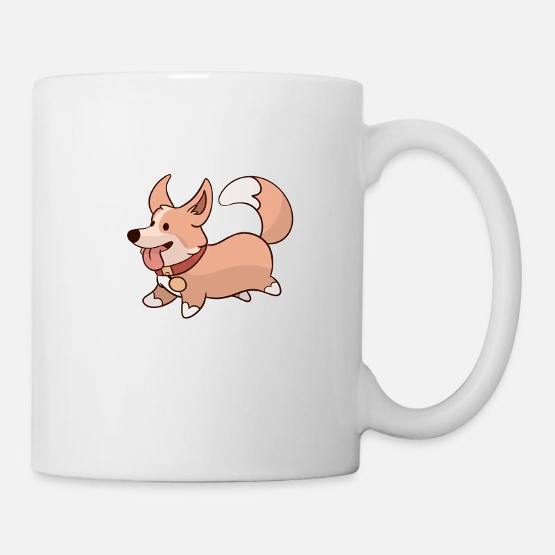 Chien mignon - Mug blanc - blanc