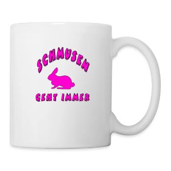 Hase - Tasse - Weiß - Rechts