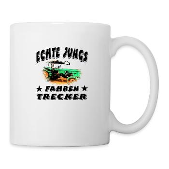 Traktor - Tasse - Weiß - Rechts
